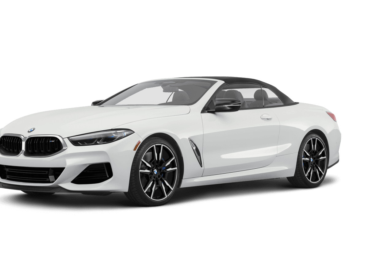 BMW BMW 8 Series Alpine White - Front view BMW BMW 8 Series Alpine White - Front view
