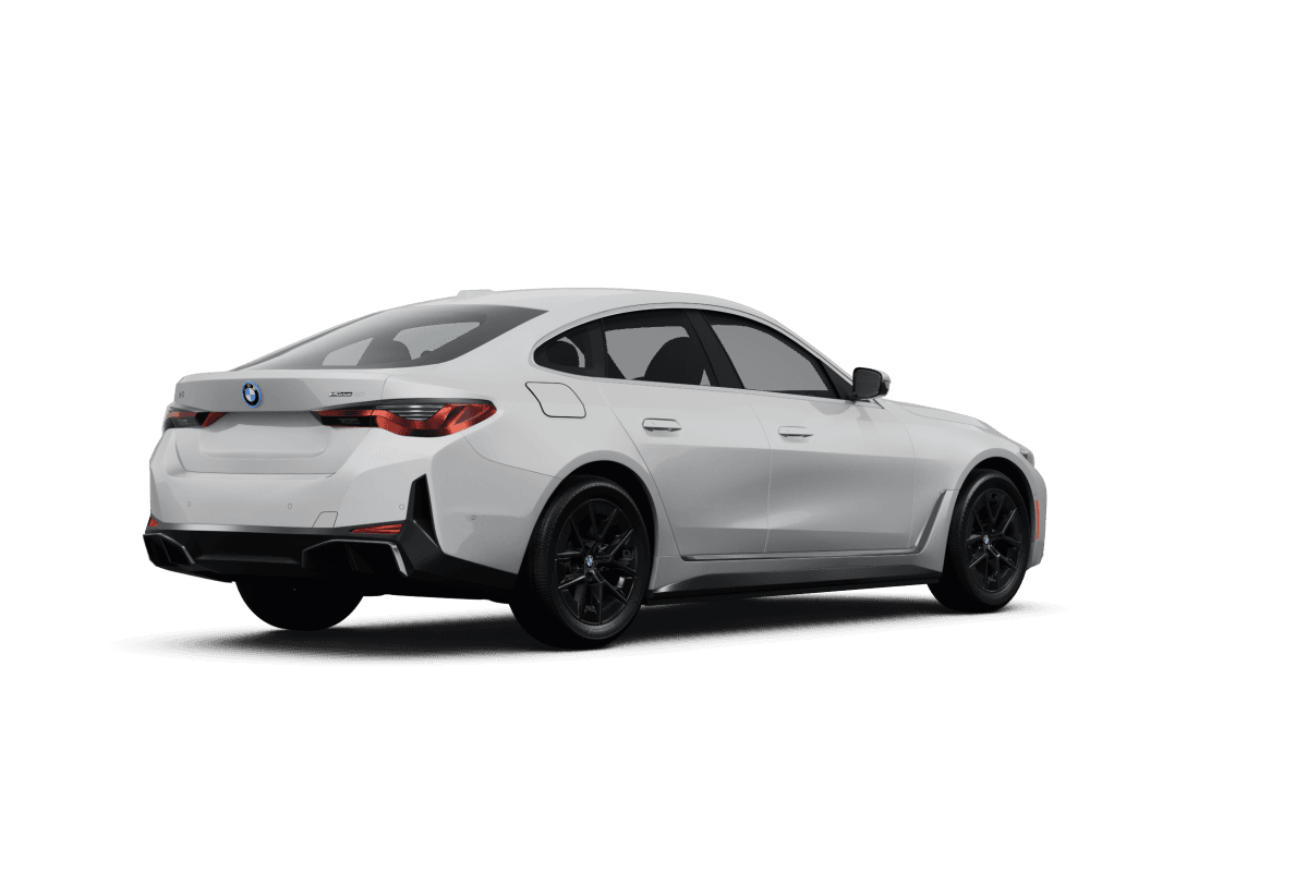 BMW i4 Alpine White - Back view BMW i4 Alpine White - Back view