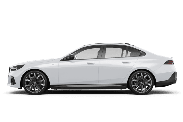 BMW i5 Alpine White - Side view BMW i5 Alpine White - Side view