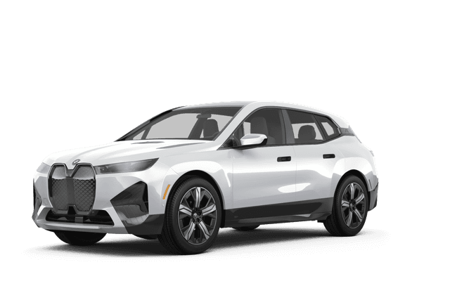 BMW iX Alpine White - Front view BMW iX Alpine White - Front view