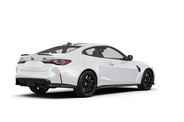 BMW M4 Alpine White - Back view BMW M4 Alpine White - Back view