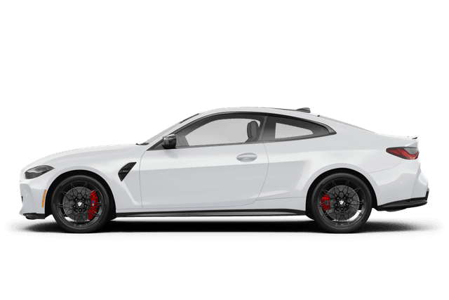 BMW M4 Alpine White - Side view BMW M4 Alpine White - Side view