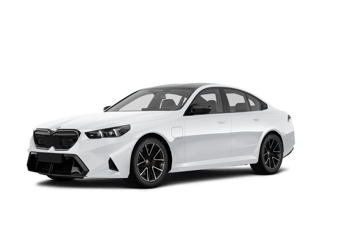 BMW M5 Alpine White - Front view BMW M5 Alpine White - Front view