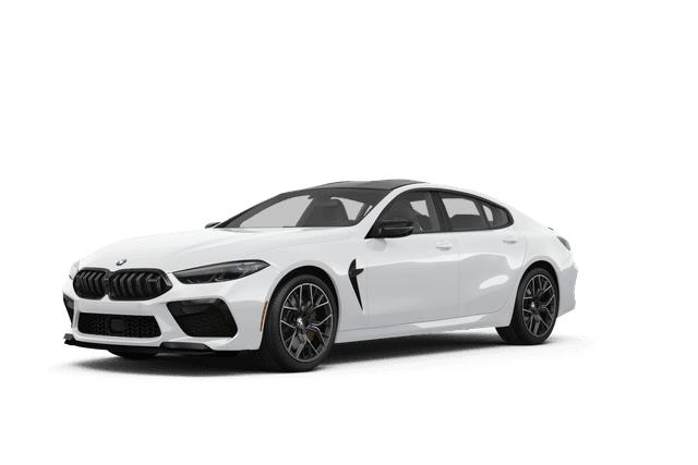 BMW M8 Alpine White - Front view BMW M8 Alpine White - Front view