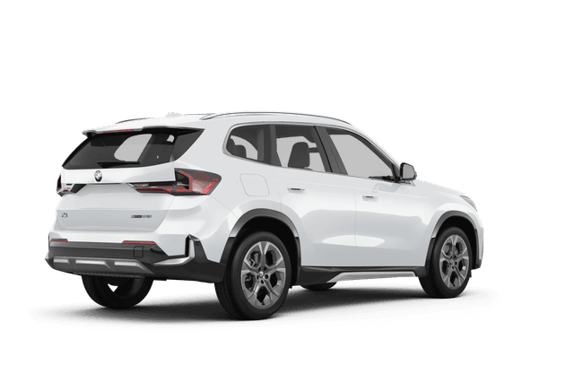 BMW X1 Alpine White - Back view BMW X1 Alpine White - Back view