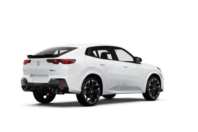 BMW X2 Alpine White - Back view BMW X2 Alpine White - Back view
