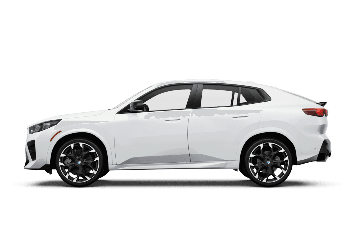 BMW X2 Alpine White - Side view BMW X2 Alpine White - Side view