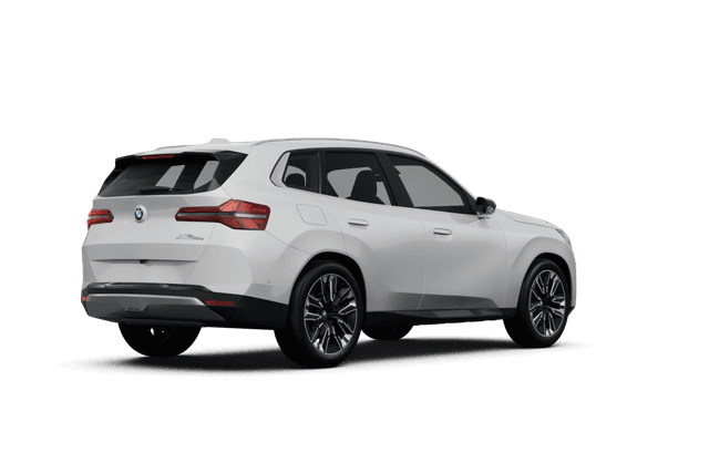 BMW X3 Alpine White - Back view BMW X3 Alpine White - Back view