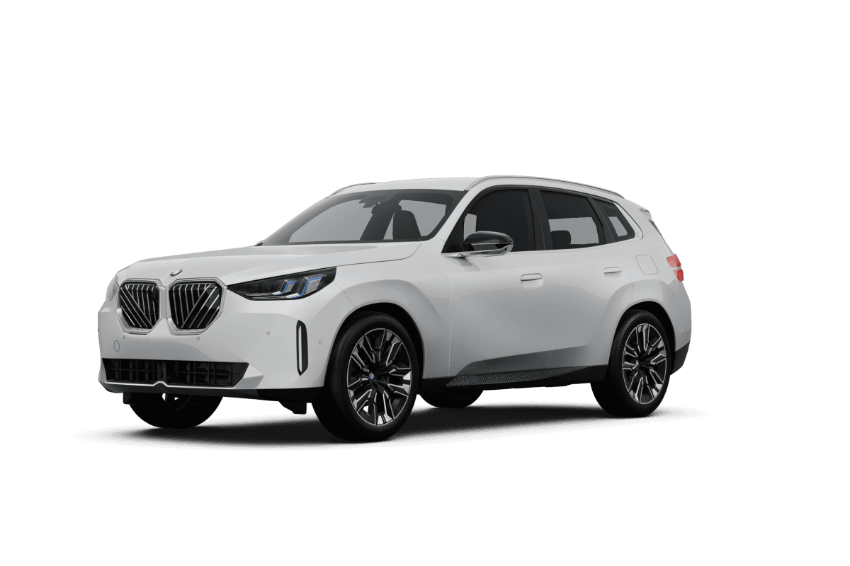 BMW X3 Alpine White - Front view BMW X3 Alpine White - Front view