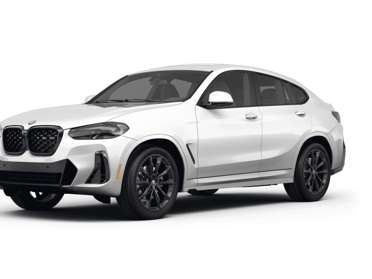 BMW X4 Alpine White - Front view BMW X4 Alpine White - Front view