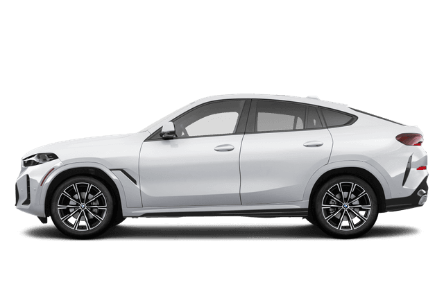 BMW X6 Alpine White - Side view BMW X6 Alpine White - Side view