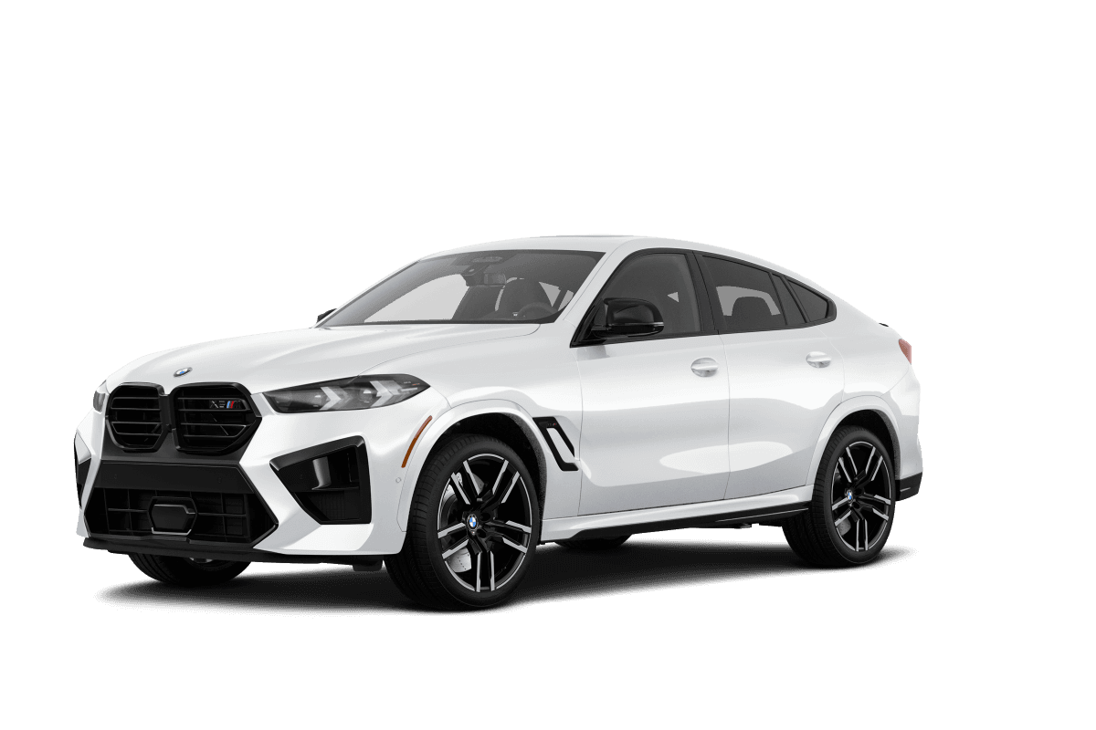 BMW X6 M Alpine White - Front view BMW X6 M Alpine White - Front view