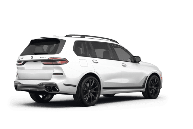BMW X7 Alpine White - Back view BMW X7 Alpine White - Back view