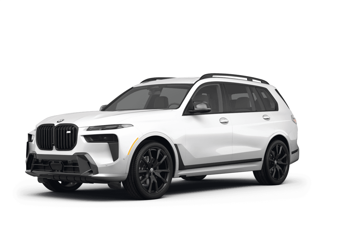 BMW X7 Alpine White - Front view BMW X7 Alpine White - Front view