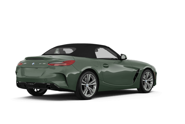BMW Z4 Frozen Deep Green Metallic - Back view BMW Z4 Frozen Deep Green Metallic - Back view