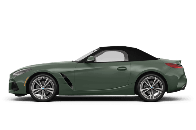 BMW Z4 Frozen Deep Green Metallic - Side view BMW Z4 Frozen Deep Green Metallic - Side view