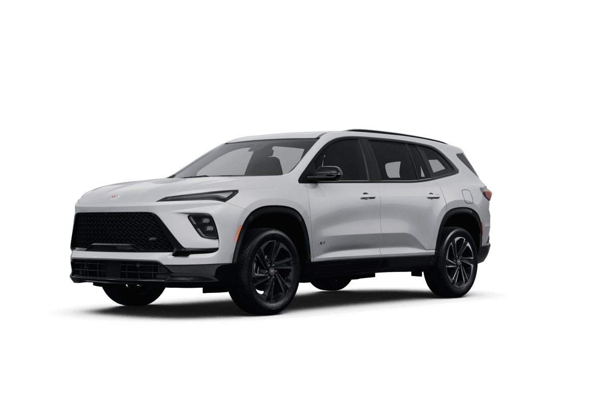 Buick Enclave White Frost Tricoat - Front view Buick Enclave White Frost Tricoat - Front view