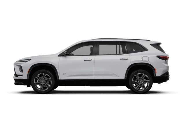 Buick Enclave White Frost Tricoat - Side view Buick Enclave White Frost Tricoat - Side view