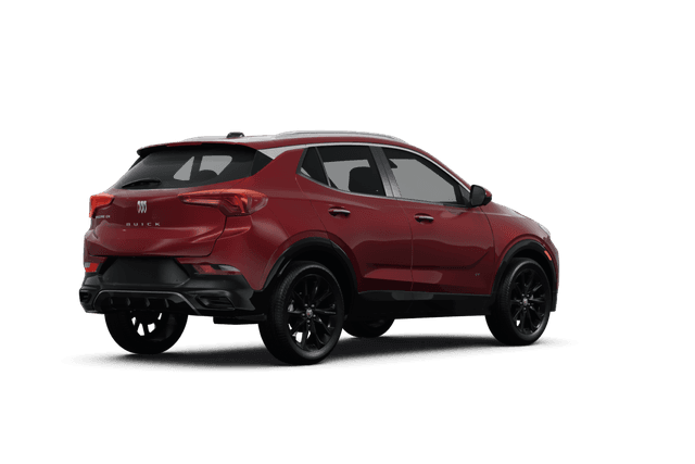 Buick Encore GX Sunrise Red Metallic - Back view Buick Encore GX Sunrise Red Metallic - Back view