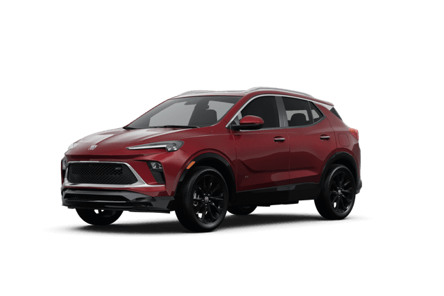 Buick Encore GX Sunrise Red Metallic - Front view Buick Encore GX Sunrise Red Metallic - Front view