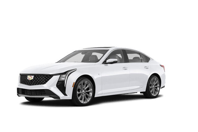 Cadillac CT5 Crystal White Tricoat - Front view Cadillac CT5 Crystal White Tricoat - Front view
