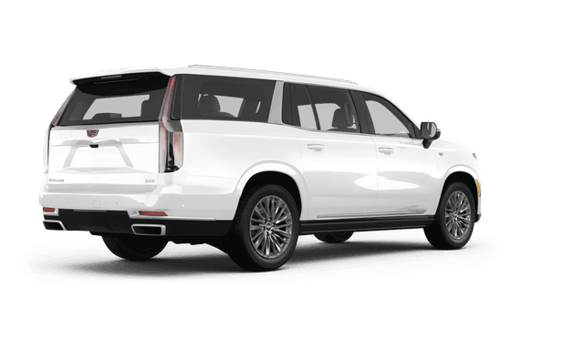 Cadillac Escalade Vibrant White Tricoat - Back view Cadillac Escalade Vibrant White Tricoat - Back view