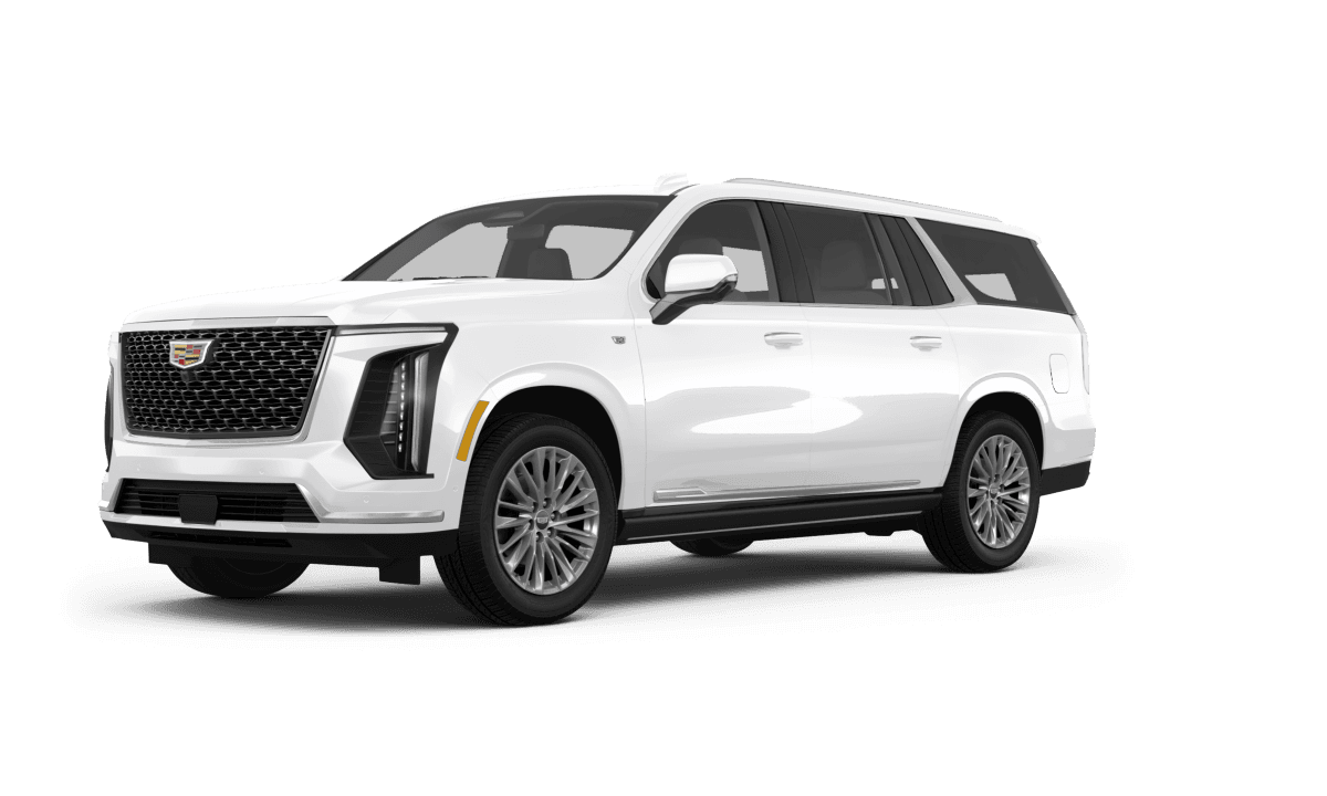 Cadillac Escalade Vibrant White Tricoat - Front view Cadillac Escalade Vibrant White Tricoat - Front view