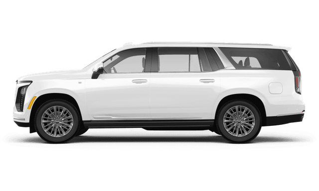 Cadillac Escalade Vibrant White Tricoat - Side view Cadillac Escalade Vibrant White Tricoat - Side view