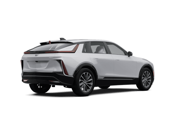 Cadillac LYRIQ Crystal White Tricoat - Back view Cadillac LYRIQ Crystal White Tricoat - Back view