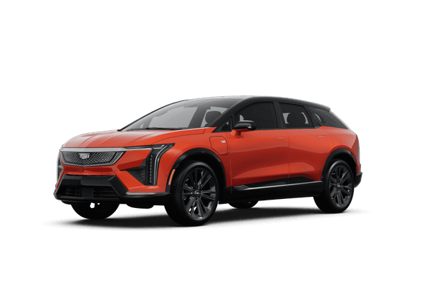 Cadillac OPTIQ Monarch Orange - Front view Cadillac OPTIQ Monarch Orange - Front view