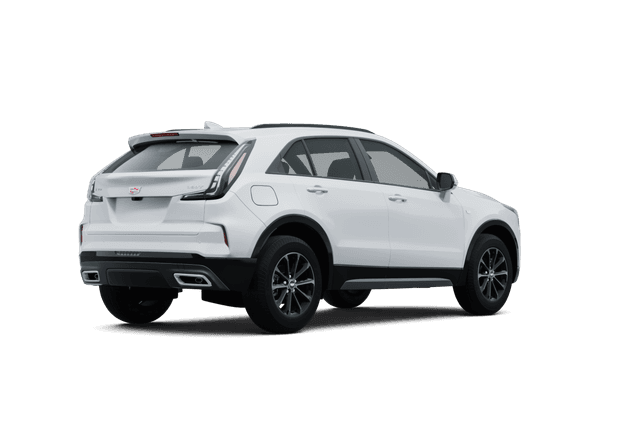 Cadillac XT4 Crystal White Tricoat - Back view Cadillac XT4 Crystal White Tricoat - Back view