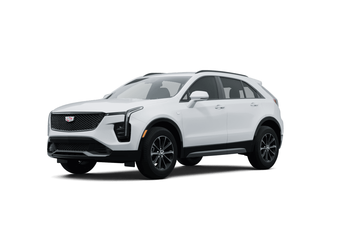 Cadillac XT4 Crystal White Tricoat - Front view Cadillac XT4 Crystal White Tricoat - Front view