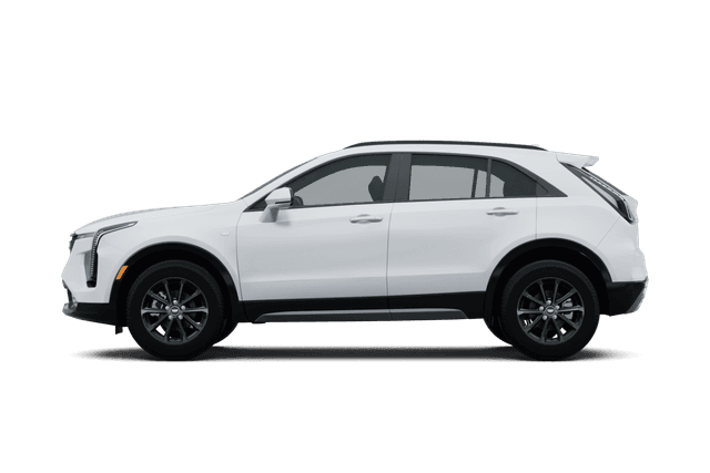 Cadillac XT4 Crystal White Tricoat - Side view Cadillac XT4 Crystal White Tricoat - Side view