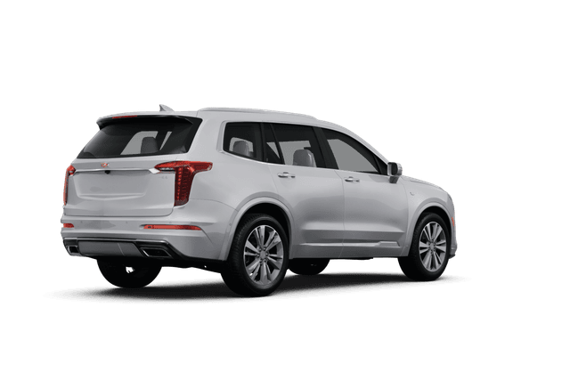 Cadillac XT6 Crystal White Tricoat - Back view Cadillac XT6 Crystal White Tricoat - Back view