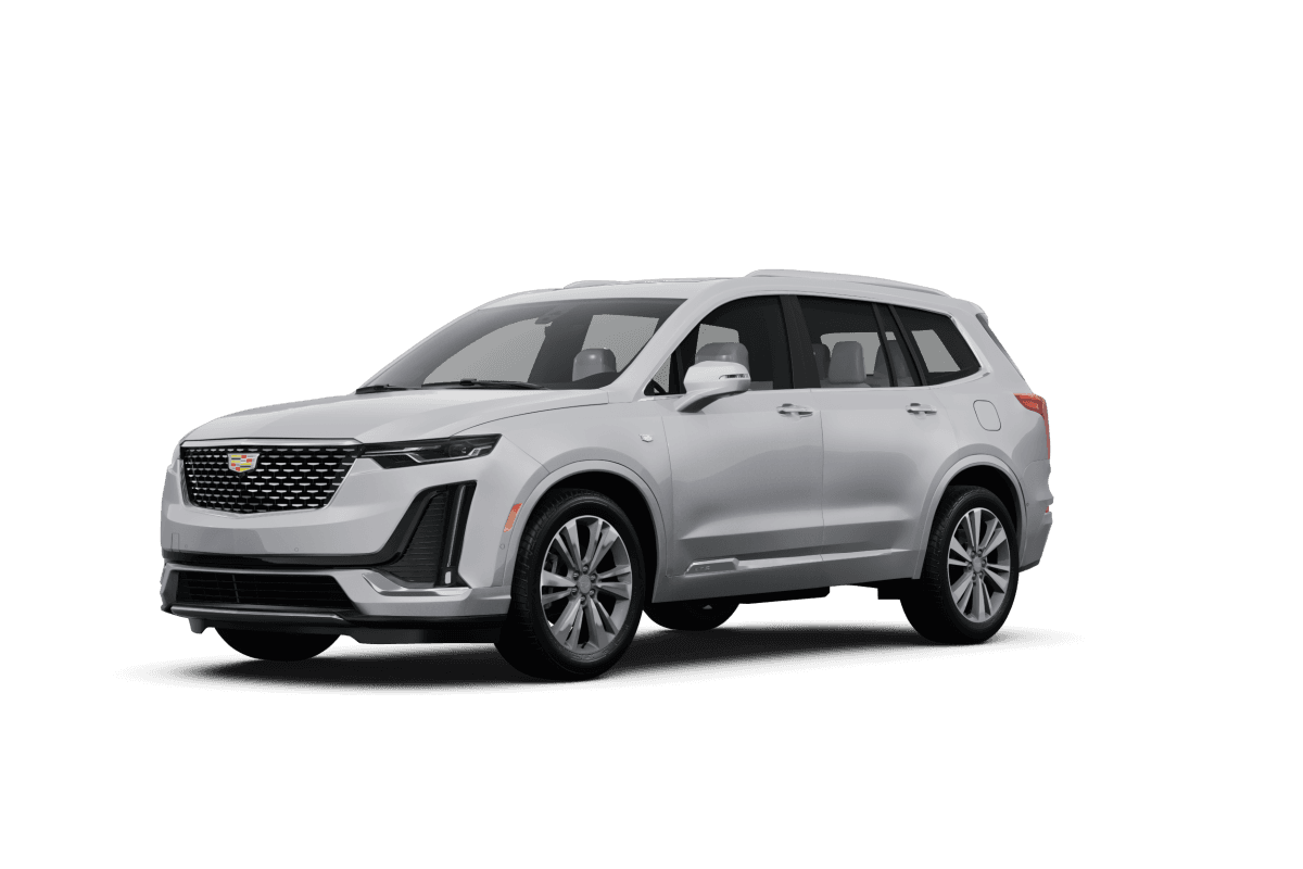 Cadillac XT6 Crystal White Tricoat - Front view Cadillac XT6 Crystal White Tricoat - Front view