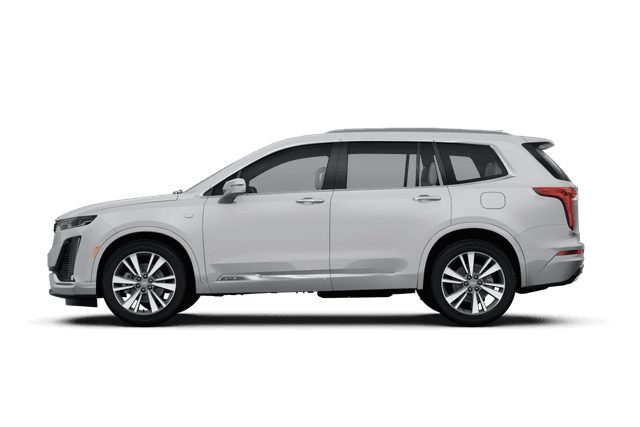 Cadillac XT6 Crystal White Tricoat - Side view Cadillac XT6 Crystal White Tricoat - Side view