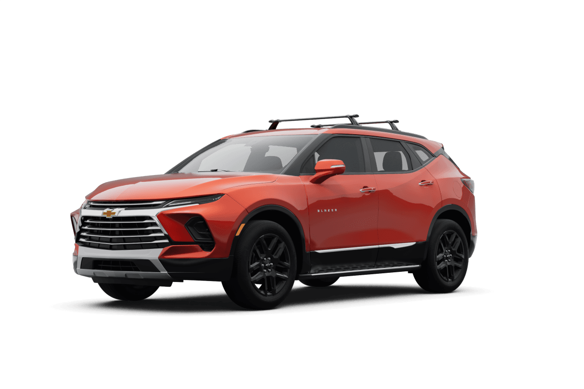 Chevrolet Blazer Habanero Orange - Front view Chevrolet Blazer Habanero Orange - Front view