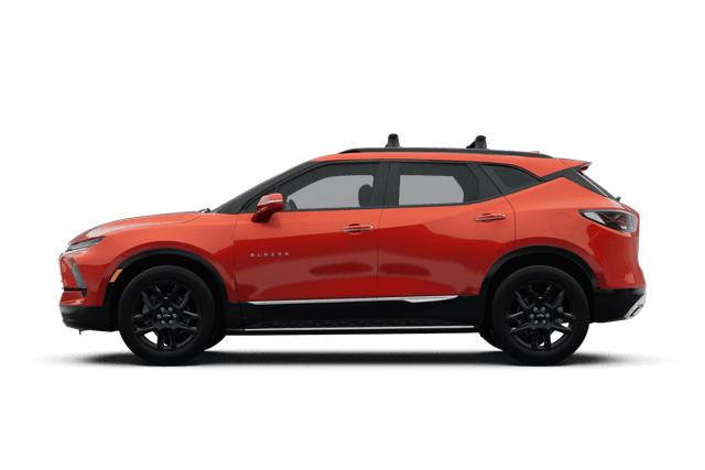 Chevrolet Blazer Habanero Orange - Side view Chevrolet Blazer Habanero Orange - Side view