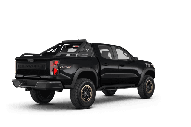Chevrolet Colorado Black - Back view Chevrolet Colorado Black - Back view