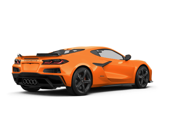 Chevrolet Corvette Sebring Orange Tintcoat - Back view Chevrolet Corvette Sebring Orange Tintcoat - Back view