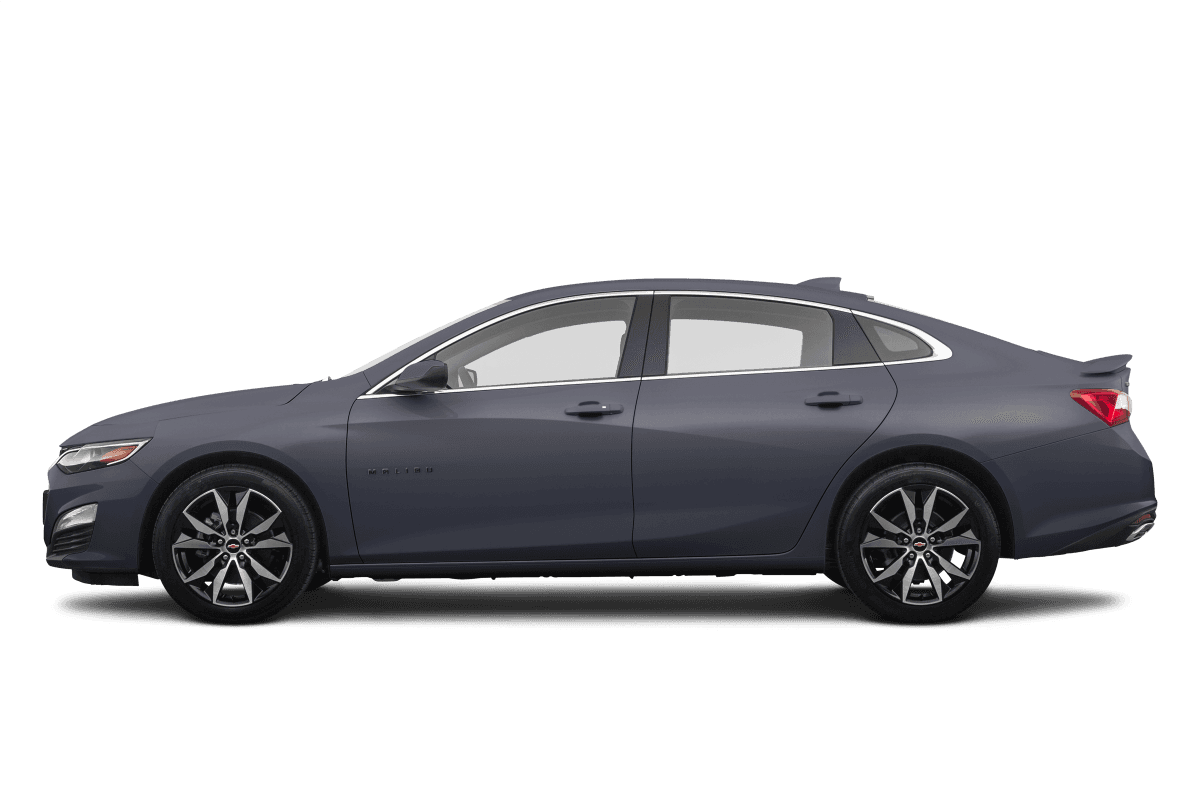 Chevrolet Malibu Dark Ash Metallic - Side view Chevrolet Malibu Dark Ash Metallic - Side view