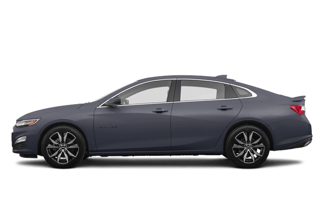 Chevrolet Malibu Dark Ash Metallic - Side view Chevrolet Malibu Dark Ash Metallic - Side view