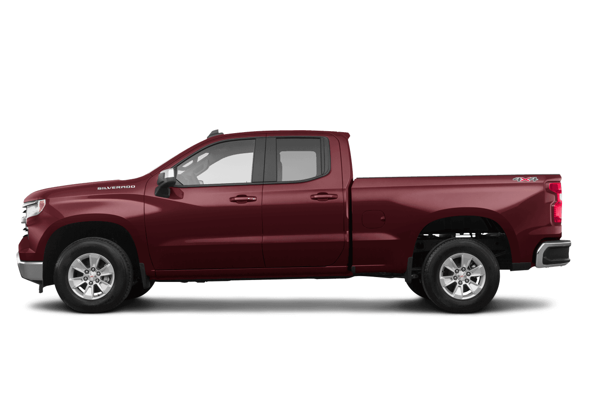 Chevrolet Silverado 1500 Dark Toreador Red - Side view Chevrolet Silverado 1500 Dark Toreador Red - Side view