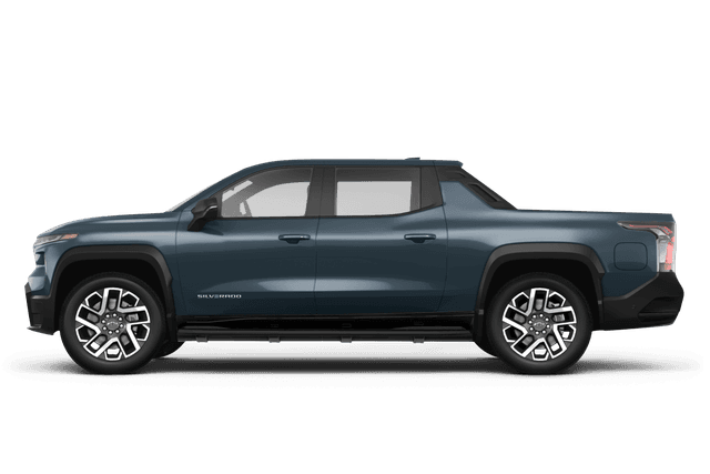 Chevrolet false Blue Smoke Metallic - Side view Chevrolet false Blue Smoke Metallic - Side view