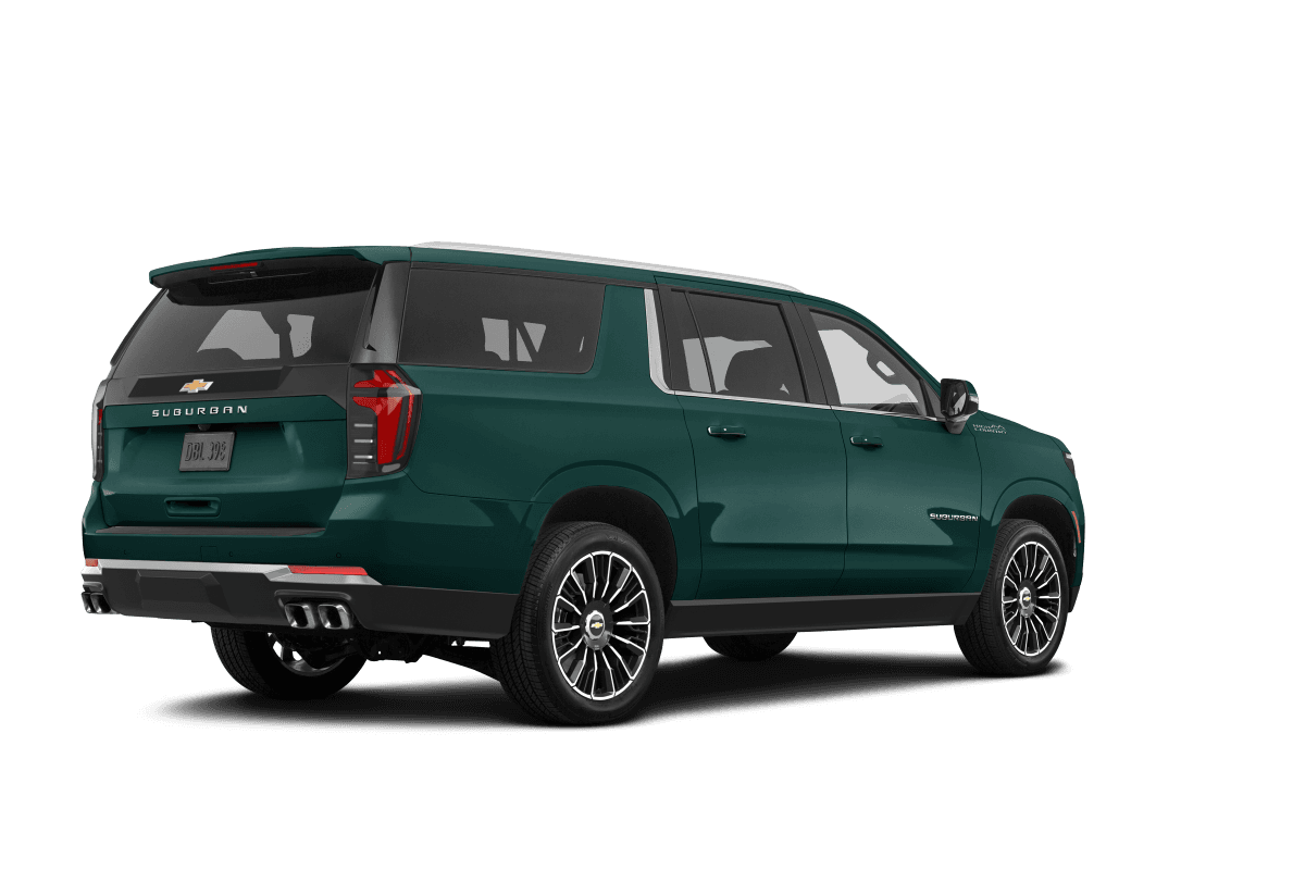 Chevrolet Suburban Woodland Green - Back view Chevrolet Suburban Woodland Green - Back view