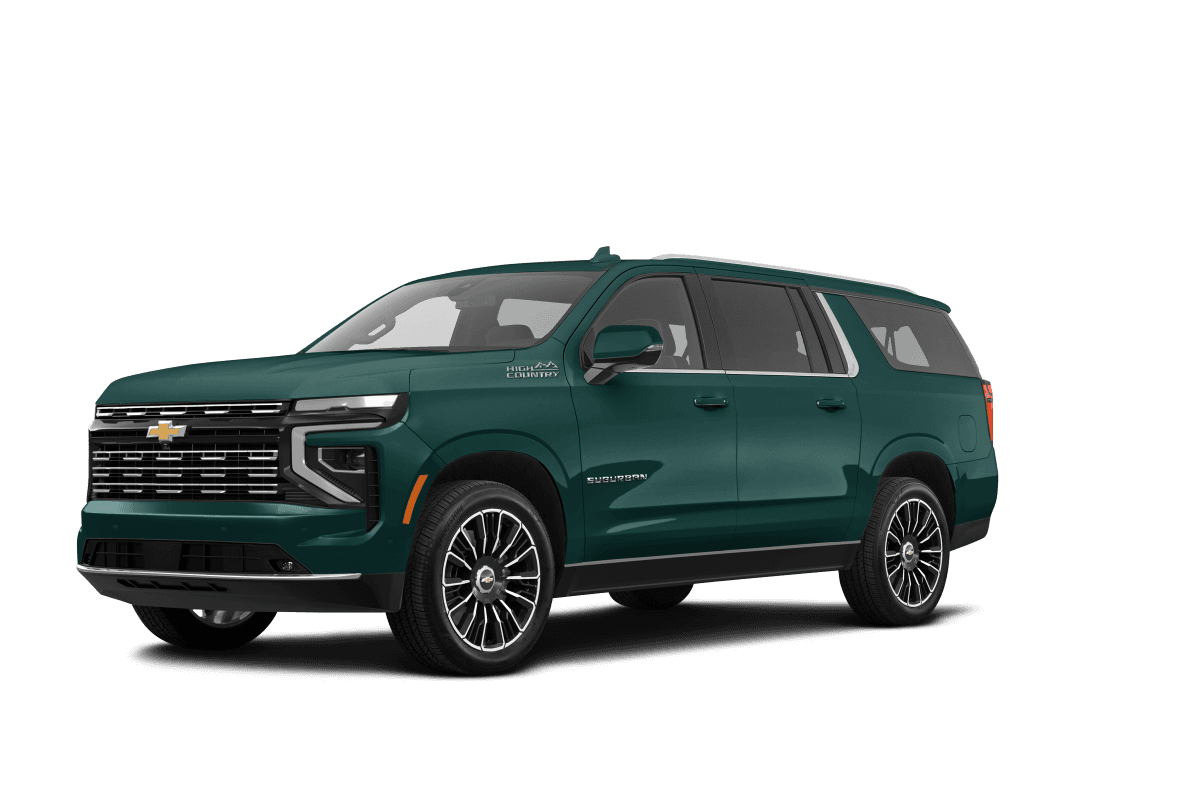Chevrolet Suburban Woodland Green - Front view Chevrolet Suburban Woodland Green - Front view