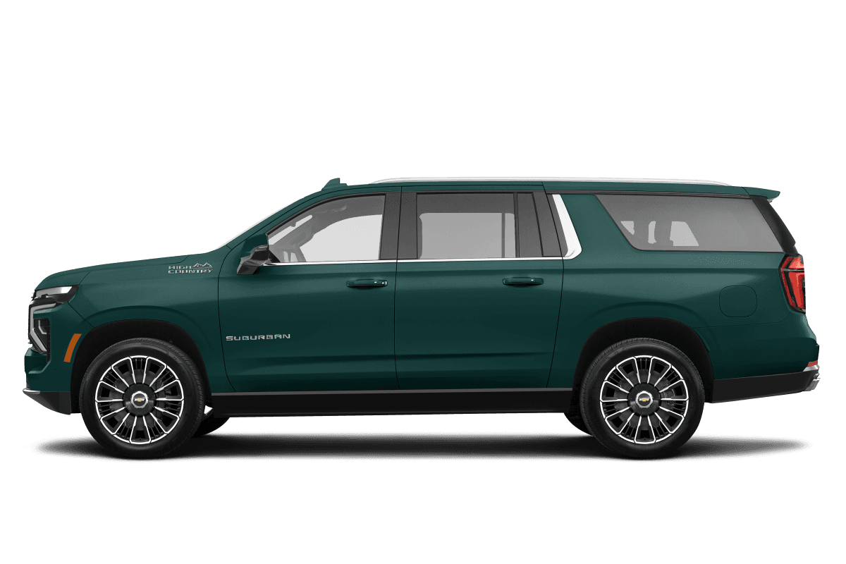 Chevrolet Suburban Woodland Green - Side view Chevrolet Suburban Woodland Green - Side view