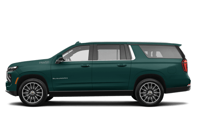 Chevrolet Suburban Woodland Green - Side view Chevrolet Suburban Woodland Green - Side view