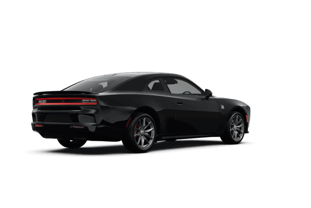 Dodge Charger Diamond Black Clear Coat - Back view Dodge Charger Diamond Black Clear Coat - Back view