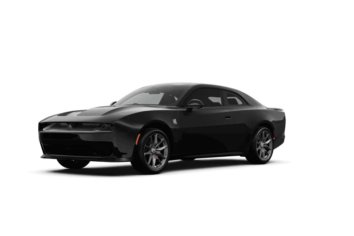 Dodge Charger Diamond Black Clear Coat - Front view Dodge Charger Diamond Black Clear Coat - Front view